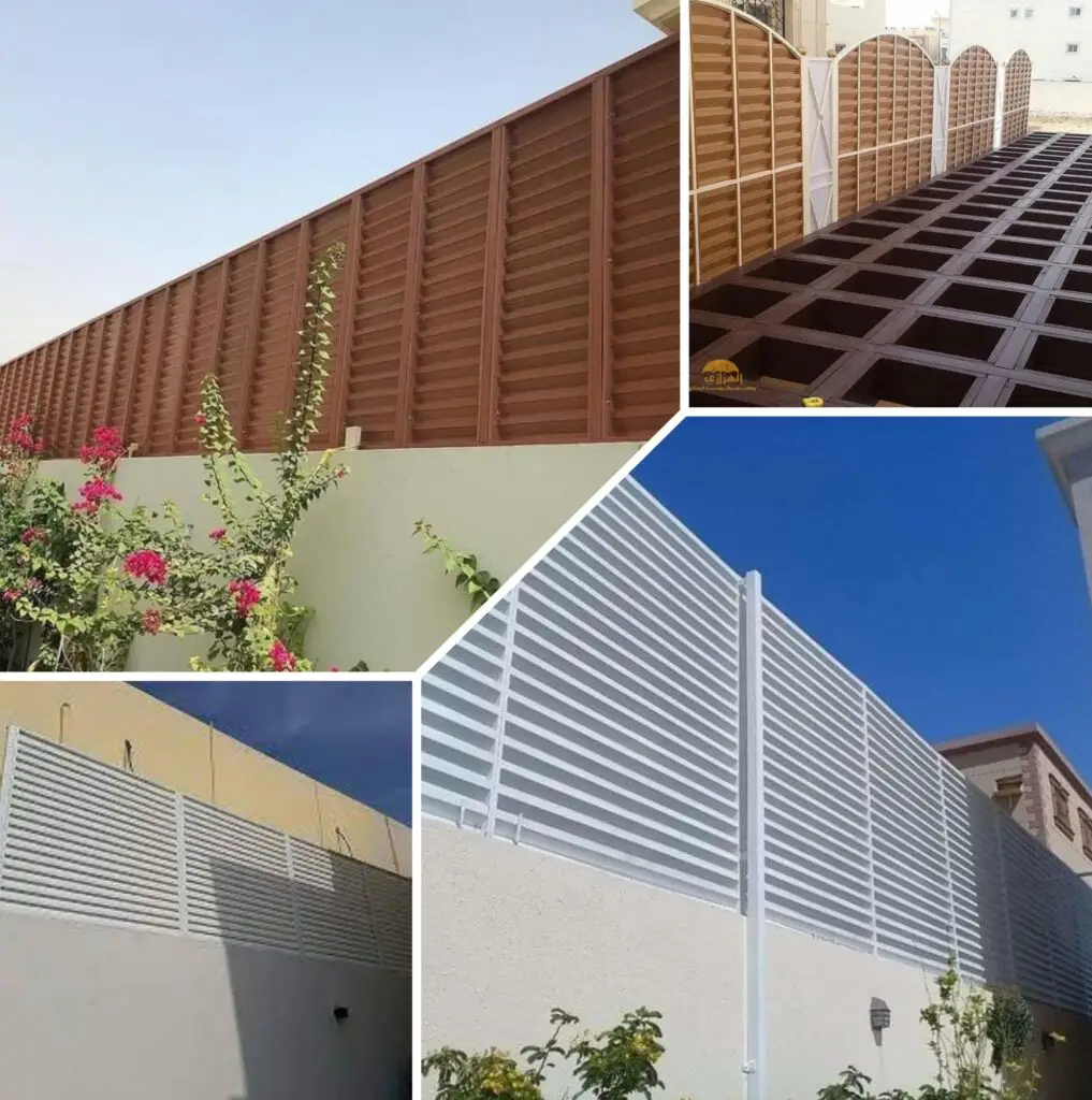 صورة سواتر بلاستيكية متينة ومقاومة لأشعة الشمس، توفر حماية مثالية للمساحات الخارجية مع تصميم عصري وجمالي