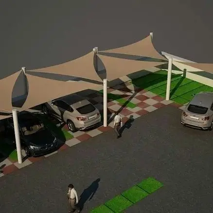 مظلات سيارات شد انشائي