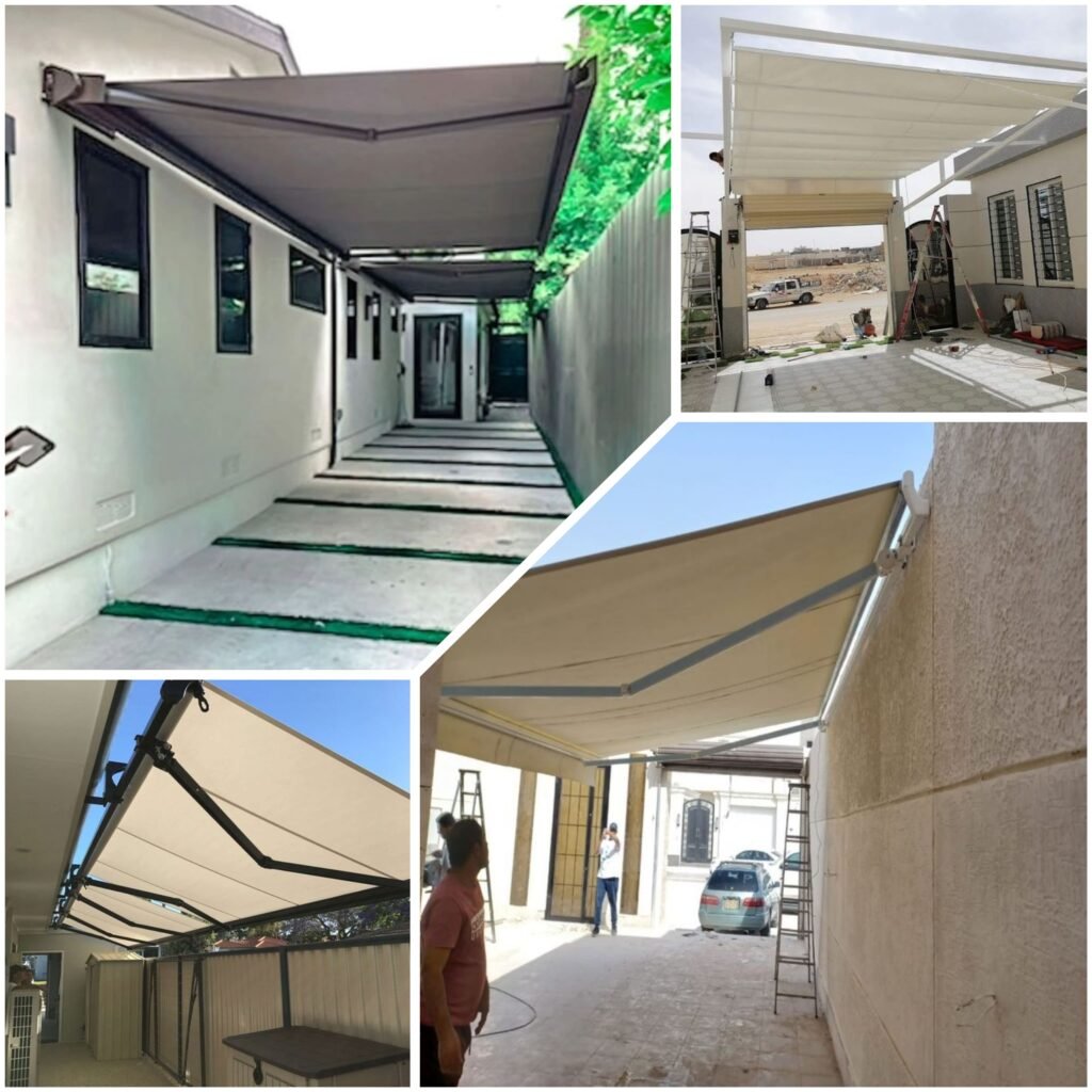 مظلات متحركة تتيح التحكم بالظل في المنازل بمكة المكرمة تركيب مظلات متحركة مقاومة للشمس والعوامل الجوية مظلات متحركة مناسبة للمسابح والاستراحات في مكة المكرمة مظلات متحركة بهياكل قوية وتشطيب احترافي