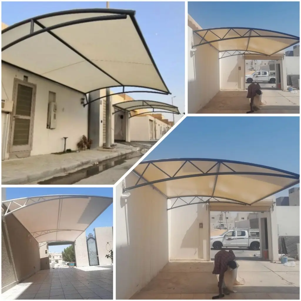 مظلات مقوسة توفر الحماية للمواقف والمركبات تركيب مظلات مقوسة مقاومة للعوامل الجوية وطويلة العمر مظلات مقوسة للمنازل والمواقف بتصميم جذاب مظلات مقوسة قوية وبتشطيب احترافي