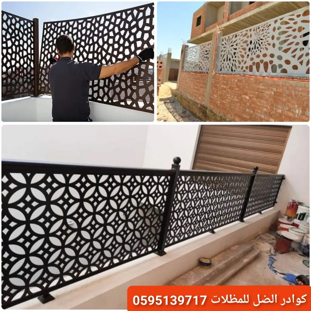 سواتر حديد تقليدية متينة توفر الخصوصية والحماية وتضفي مظهرًا كلاسيكيًا للمنازل والحدائق.