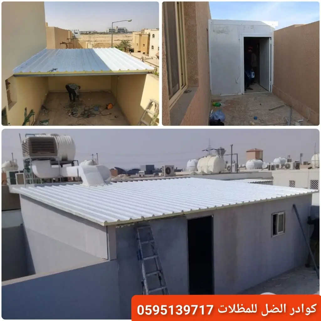 مبنى مُجهز بجدران وسقف ساندوتش بانل متين يوفر عزل حراري وصوتي عالي للمستودعات والمشاريع الصناعية.