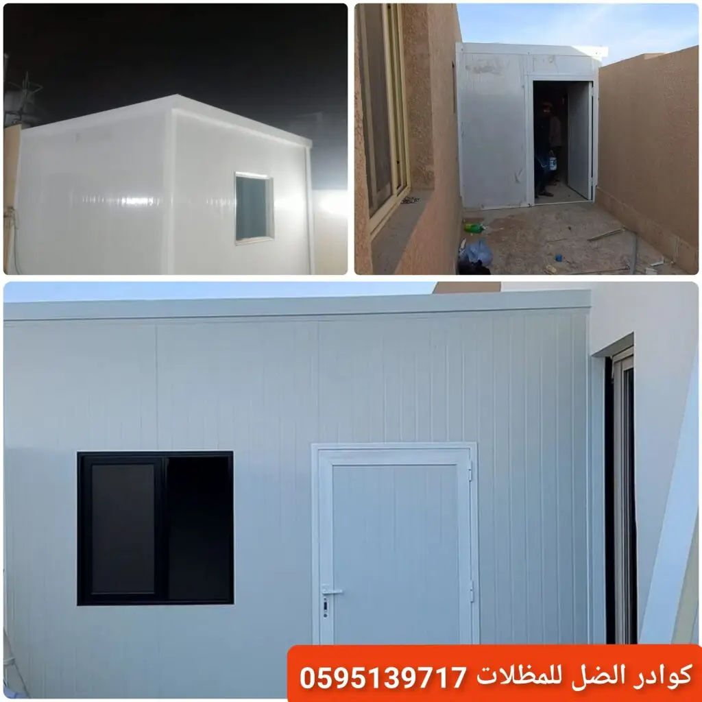 مستودع مجهز بسقف وجدران ساندوتش بانل فلز متين يوفر العزل والحماية للمباني الصناعية والتجارية.